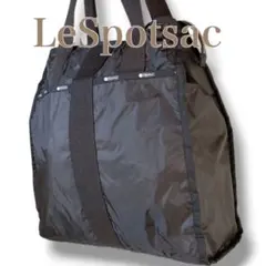 極美品☆レスポートサック ボストンバッグ 黒 フリル キャリーオン A4