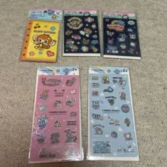 エンジェルブルー　デイジーラバーズ　デニムシール　キラキラシール　シール帳