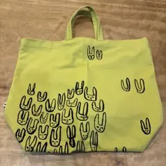 minaperhonen☆palmier フロッキープリントトートバッグ - メルカリ