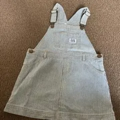 Lee ジャンバースカート 120cm ストライプ