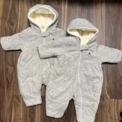 babyGap グレー ジャンプスーツ 2枚セット
