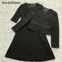 東京ソワール ソーシャルタイム　セットアップ　ワンピース　セレモニー　スーツ