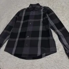 美品✨ ブラックレーベルクレストブリッジ メガチェック 長袖 シャツ ブラックのサムネイル