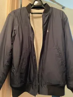 Hush Puppies ネイビー ナイロンジャケット リバーシブル