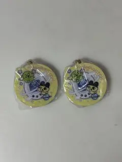 たまごっち　アクリルスライドミラー　ガチャガチャ　デザインC 2点セット