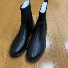 新品　ブラック サイドゴアブーツ 240