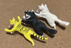 ここは俺がくいとめる 猫 吸盤付き 3種セット