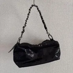SPECCHIOスパンコールバッグ 黒のサムネイル