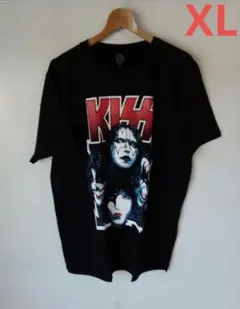 KISS キッス ロックtee フェイス 4人バンドTシャツ(XL)ケ31