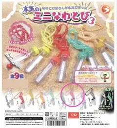 1点　ピンク　本気のミニなわとび3 ガチャ　推し活　色　カラフル　ベルテック