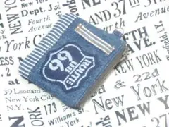 デニムリメイクポーチ　№　1714