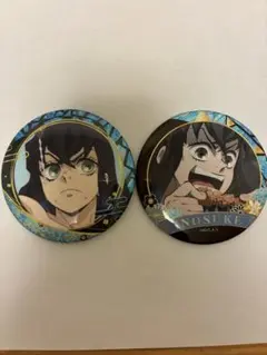 鬼滅の刃 嘴平伊之助 グリッター缶バッジ