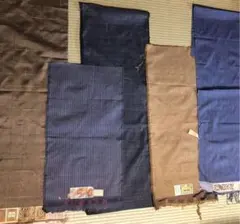 古布　各種はぎれ　五枚