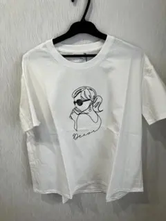 ヤマダヤ　vin刺繍デザイン ホワイトTシャツ