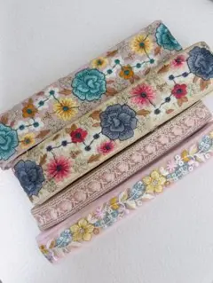 インド刺繍リボン