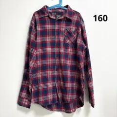 ネルシャツ チェック柄 キッズ160B