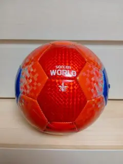 【一品限定】サッカーボール 赤 スペイン