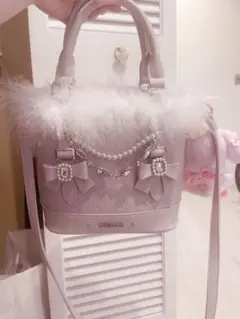 ノエミー‪‪NOEMIEお嬢さんビジューモノグラム2wayショルダーファーバッグのサムネイル