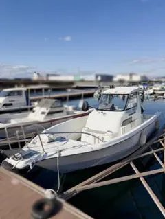 プレジャーボート スズキ f250 25ft 4ストローク140馬力 トイレ付き 