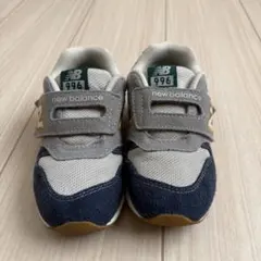 New Balance 996 ニューバランス キッズスニーカー グレーネイビー