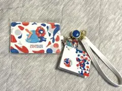 大阪万博限定 ミャクミャク イコちゃん 合皮パスケース