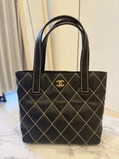 CHANEL ワイルドステッチ トートバッグ - メルカリ
