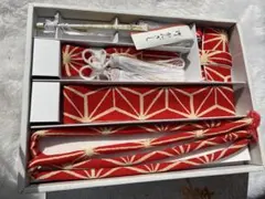 婚礼和装セット 箱セコ 和装小物セット 懐剣 赤と白の和装小物セット M11