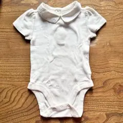ZARA ホワイト 襟付きボディスーツ 6～12m 70cm