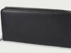 ✨️美品✨️ ポロラルフローレン ラウンドジップ 長財布 型押し レザー 黒 お値下