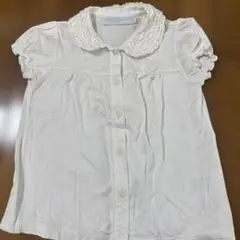 タルティーヌエショコラ半袖ホワイトシャツ