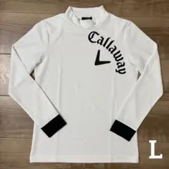 【キャロウェイ/callaway】ストレッチスムースハイネック 長袖Tシャツ L