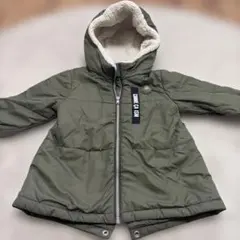 COMME CA ISM キッズ アウター カーキ