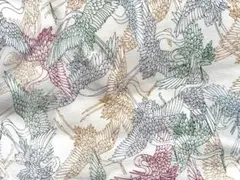 小紋　鶴