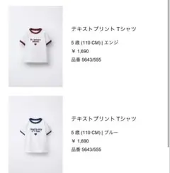 ZARA・Tシャツセット