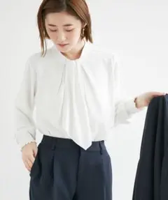 【新品難アリ】ROPÉ PICNIC 【2WAY】ボウタイディテールブラウス