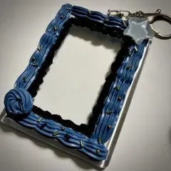 トレカケース ホイップデコ b8 額縁 青　黒