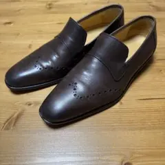 ジョージコックス BURGUNDY スタッズ スリッポン - メルカリ