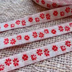 【チロリアンテープ＊2m販売】エスニック アジアン チェンマイ　テープ 刺繍