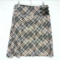 BURBERRY BLUE LABEL ノバチェック スカート 38☆訳あり☆