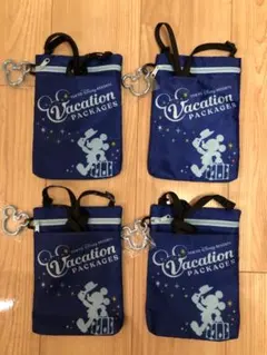 東京ディズニーリゾート バケーションパッケージショルダーバッグ4個セット