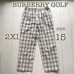 BURBERRY GOLF ノバチェック　パンツ　2XL メンズ　ゴルフ　グレー BURBERRY GOLF ノバチェック パンツ 2XL メンズ ゴルフ グレー