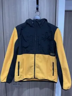 H&M フリースジャケット　イエロー