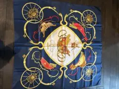 h*u様 HERMES エルメス スカーフ カレ90 SPRINGS 馬車柄 ネ