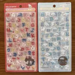 ボンボンドロップシール　ハローキティ シナモロール 2枚セット