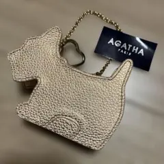 AGATHA 犬型ピンクゴールド　キーホルダー&小物入れホルダーのサムネイル