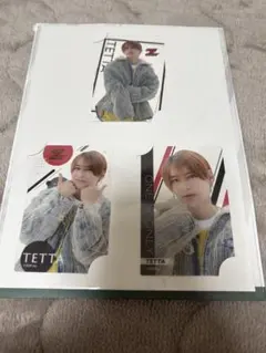 EBiDANくじ TETTA ビジュアルクリアカード3枚セット