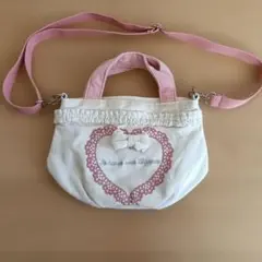 3can4on 2way ミニショルダーバッグ ハート リボンのサムネイル
