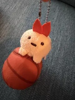 すみっこぐらし　エビフラ　ぬいぐるみキーホルダー