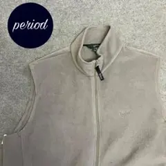 P2509 wool rich フリース　ベスト　ドローコード