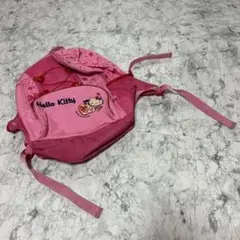 ハローキティ　リュック　♡ ピンク　子供　バッグ　キッズ　レトロ